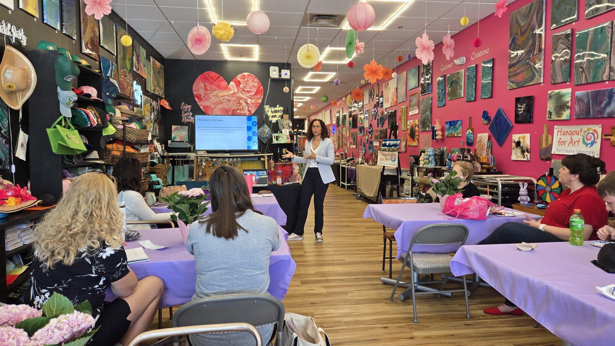 The Art of Business monthly speaker series at Hangout for Art