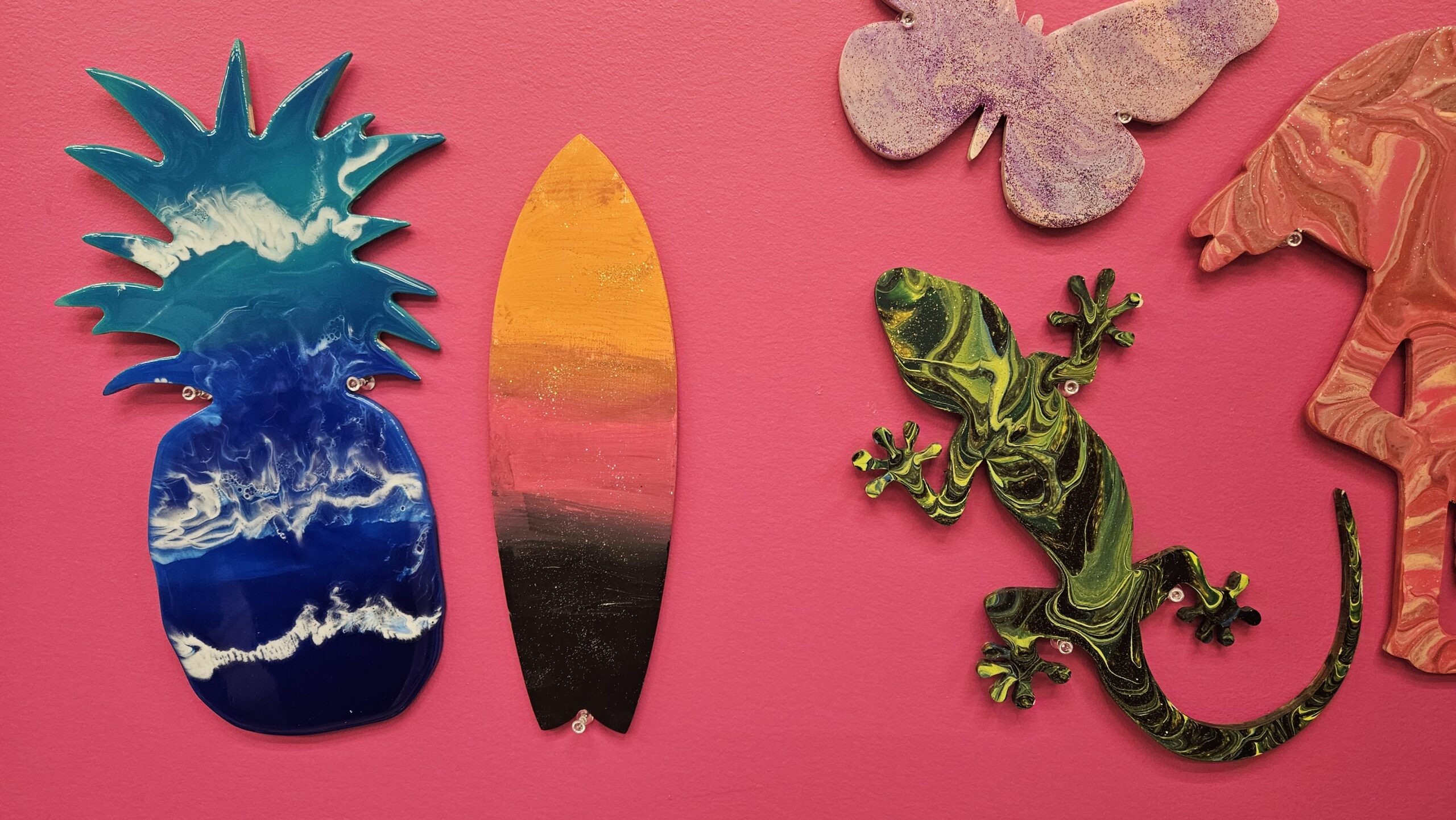 Wood cutouts and decor