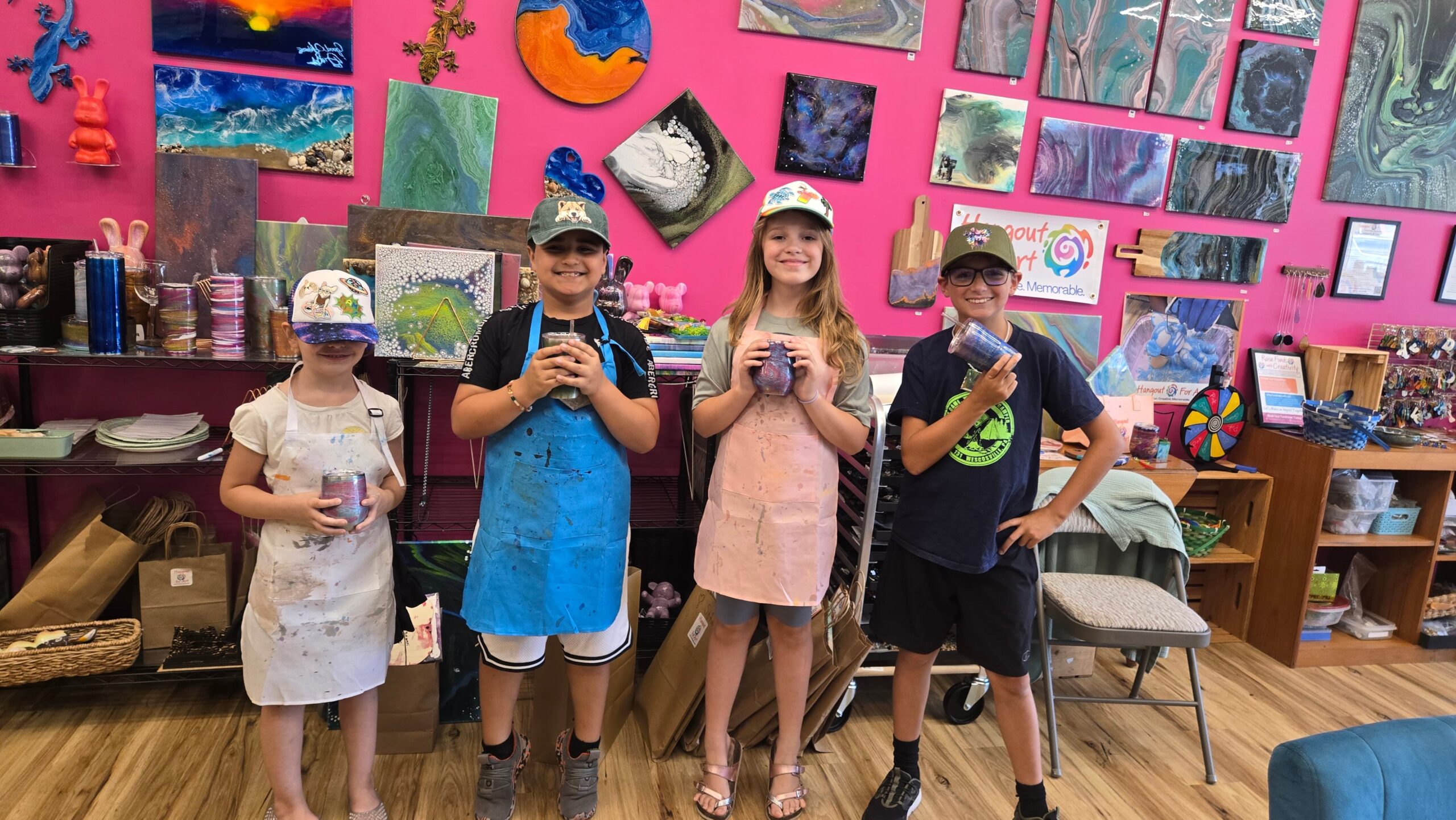 Kids Birthday Party Packages at Hangout for Art